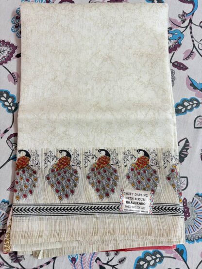 Bamboo Khadi Saree